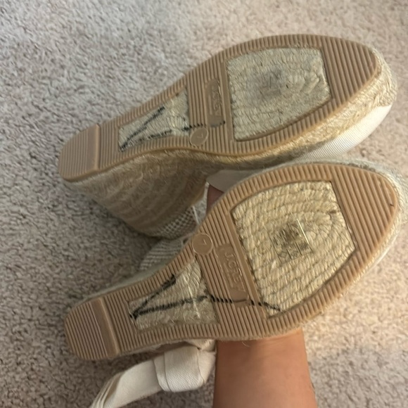 J Crew Made-in-Spain lace-up high-heel espadrilles BT395 - Picture 5 of 6